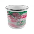thumbnail image 1 of Spring Steel Camping Mug, Refreshing Rose Petals and Butterfly Water Romance Beauty Bouquet Design, Printed Thermal Cup for Camping and Outdoor Activities, by Ambesonne, 1 of 2