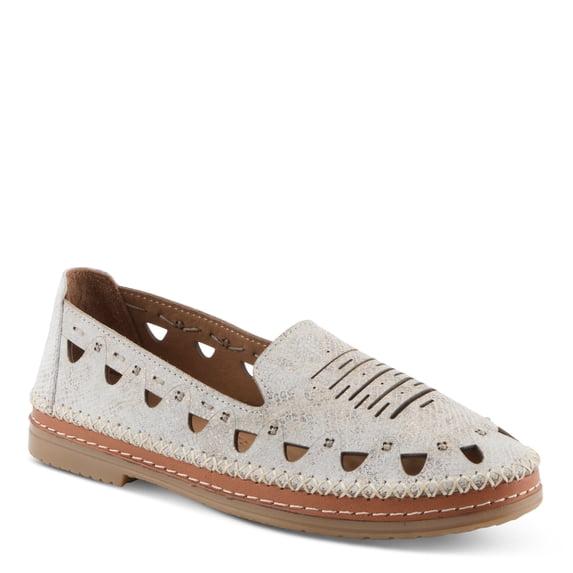Spring Step Anoura Women’s Leather Slip-on with Laser-cut Style & Comfort