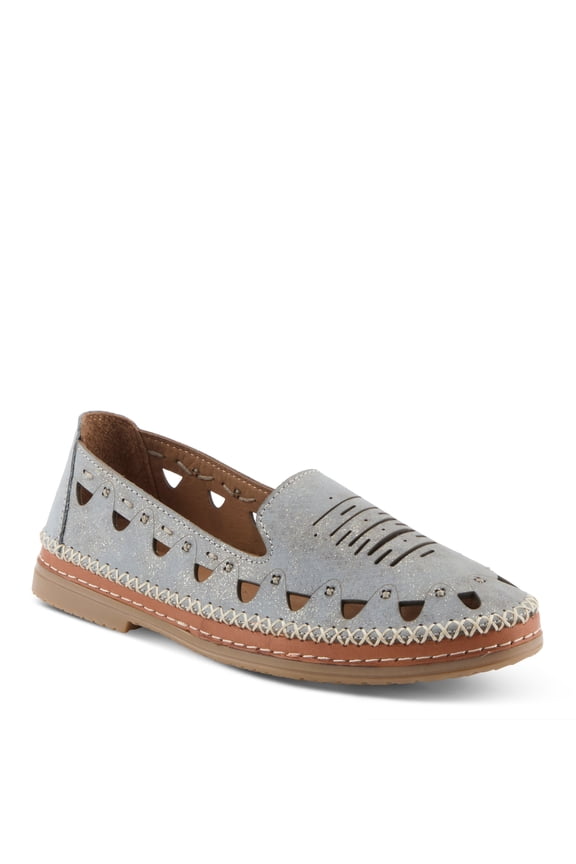 Anoura Women’s Leather Slip-on with Laser-cut Style & Comfort