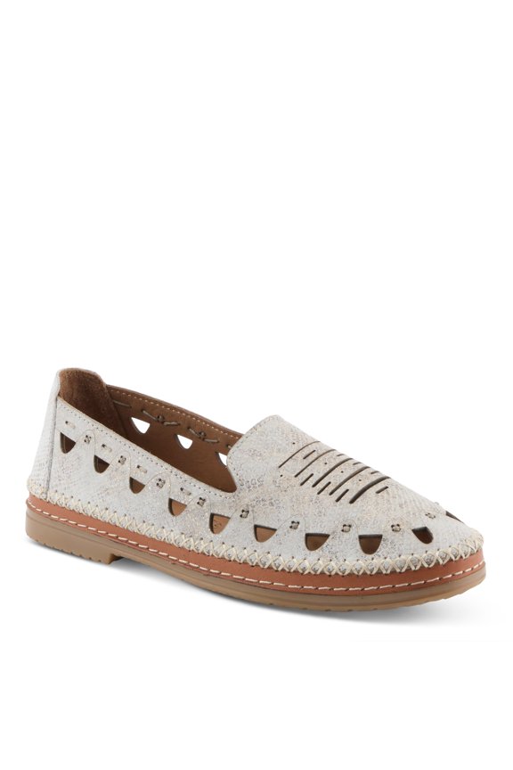 Anoura Women’s Leather Slip-on with Laser-cut Style & Comfort