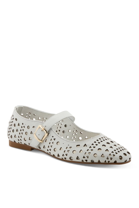 Arbella Women’s Mary Jane Flat with Breathable Leather & Comfort