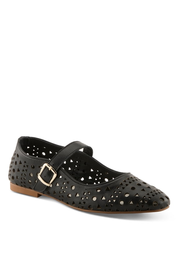 Arbella Women’s Mary Jane Flat with Breathable Leather & Comfort
