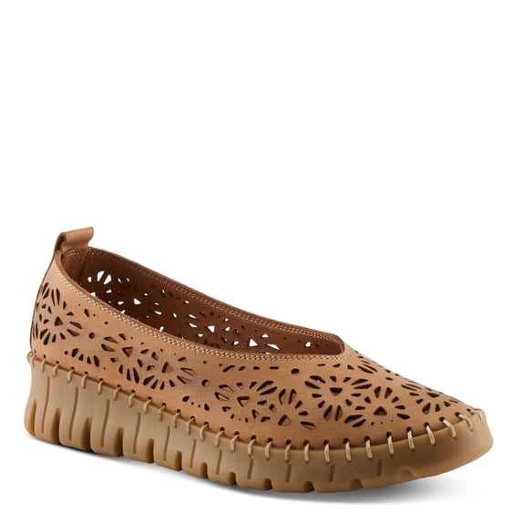Spring Step Carosa Women’s Leather Wedge Shoe with Breathable Ease & Comfort