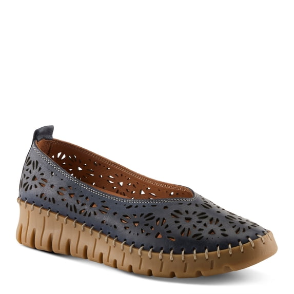Spring Step Carosa Women’s Leather Wedge Shoe with Breathable Ease & Comfort
