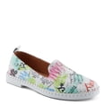 thumbnail image 1 of Spring Step Carraway Women's Leather Flats with Cushioned Footbed, Print, Detail, 1 of 7