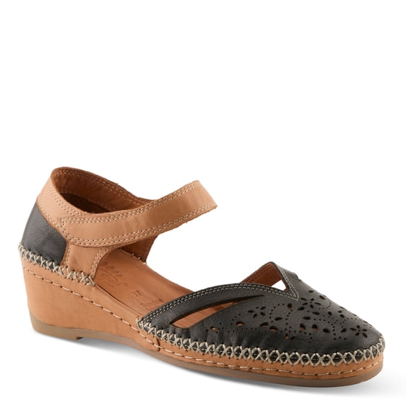 Spring Step Ezlyn Women’s Leather Wedge Shoes - Breathable & Cushioned Ease