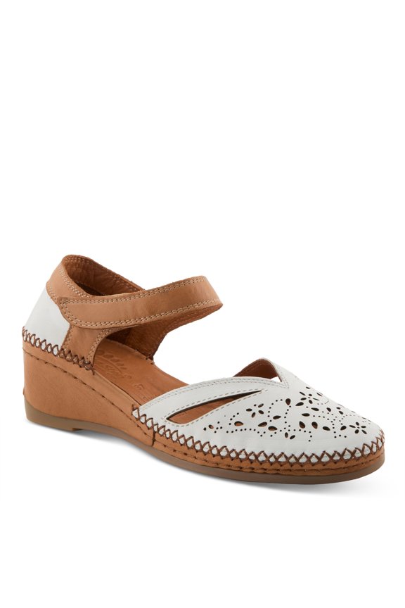 Ezlyn Women’s Leather Wedge Shoes - Breathable & Cushioned Ease