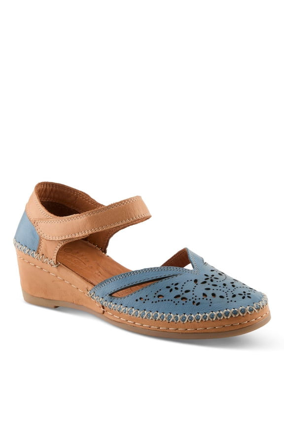 Ezlyn Women’s Leather Wedge Shoes - Breathable & Cushioned Ease