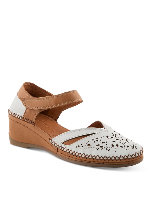 Ezlyn Women’s Leather Wedge Shoes - Breathable & Cushioned Ease