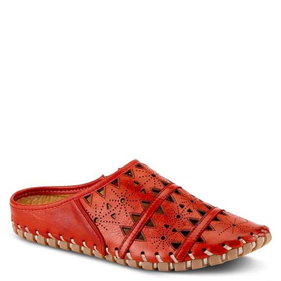 Spring Step Fusalide Slip-On Shoes for Womens - Comfortable Slip-On Shoes with Rubber Outsole - Casual Leather Clogs for Women