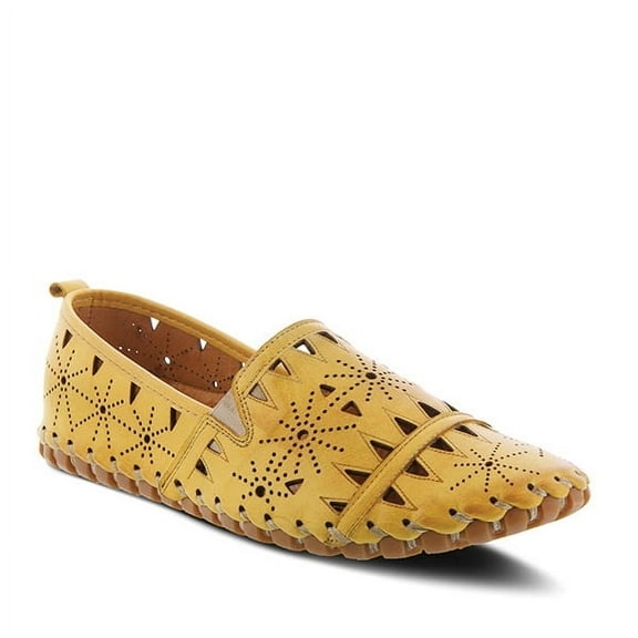 Spring Step Fusaro Leather Loafer Shoes for Women | Comfortable Slip-On Shoes with Rubber Outsole