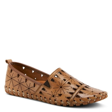 Spring Step Fusaro Leather Loafer Shoes for Women | Comfortable Slip-On Shoes with Rubber Outsole
