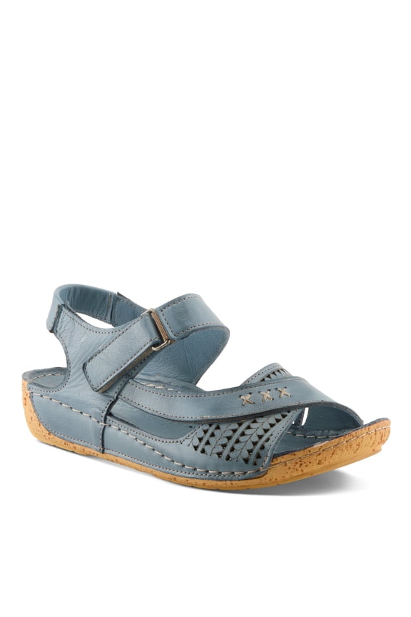 Galaire Women’s Leather Wedge Sandal with Soft Insole & Comfort