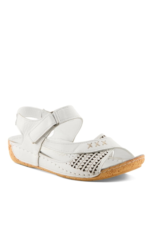 Galaire Women’s Leather Wedge Sandal with Soft Insole & Comfort