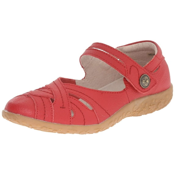 Spring Step Hearts Shoes Red