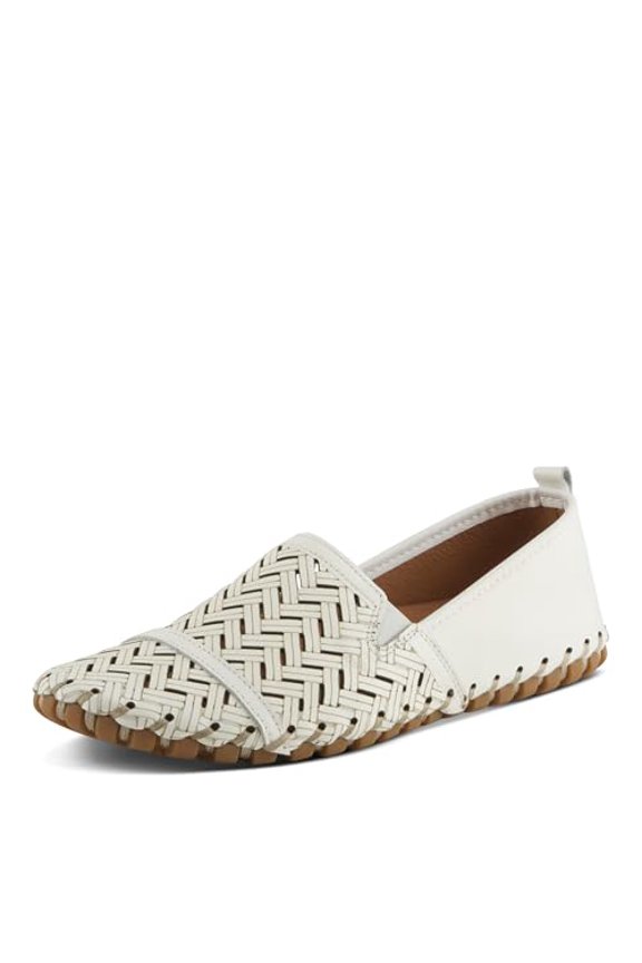 Kapri Women's Leather Loafers with Arch Support & Removable Insole