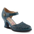 thumbnail image 1 of Spring Step L'Artiste Visionary Pump Shoes for Women | French Inspired Hand Painted Leather D'Orsay High Heels for Women with Ankle Strap, 1 of 8