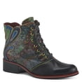 thumbnail image 1 of Spring Step L’Artiste Benatar Ankle Boots for Women – Hand-Painted Western Booties with Lace-Up & Zipper for All-Day Comfort, 1 of 8