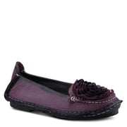 Spring Step LArtiste Dezi Hand-Painted Ballet Flats with Leather Flower