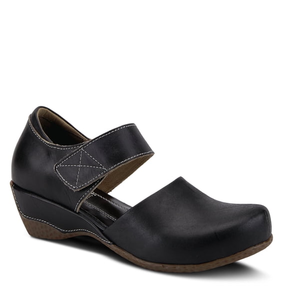 L`Artiste Gloss Women's Mary Jane with Hand-painted Leather Craftsmanship