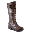 thumbnail image 1 of L'Artiste Kisha Boss Calf High Leather Boots – Hand-Painted Comfort, 1 of 8