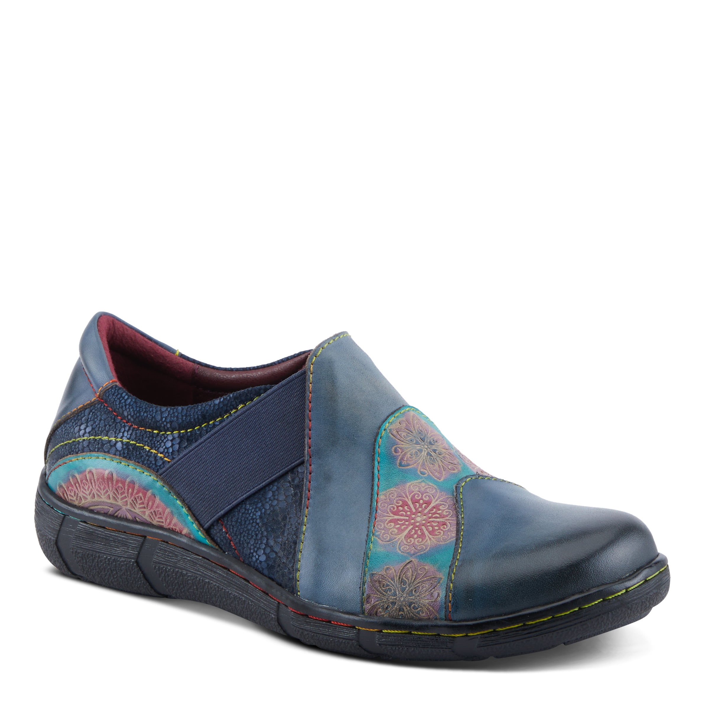 (取寄) ラルティストバイスプリングステップ レディース ラタ L'Artiste by Spring Step women L'Artiste by Spring Step Lata Cabernet Multi Spring Step L'Artiste Women's LATA Slip-On Shoes - Walmart.com