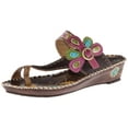 thumbnail image 1 of Spring Step L`Artiste Women's Santorini Slide Sandal Brown Nubuck EU 42 / US 10.5-11, 1 of 8