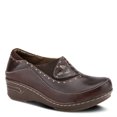 thumbnail image 1 of Spring Step L'artiste Burbank Leather Clogs for Women | Designer Hand-Painted Slip-On Shoes | Ladies Casual Platform Clog, 1 of 6