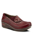 thumbnail image 1 of Spring Step L'artiste Burbank Leather Clogs for Women | Designer Hand-Painted Slip-On Shoes | Ladies Casual Platform Clog, 1 of 6