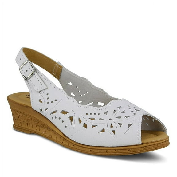Spring Step Orella Slingback Sandals for Women | Adjustable Strap Sandals with Laser-Cut Design