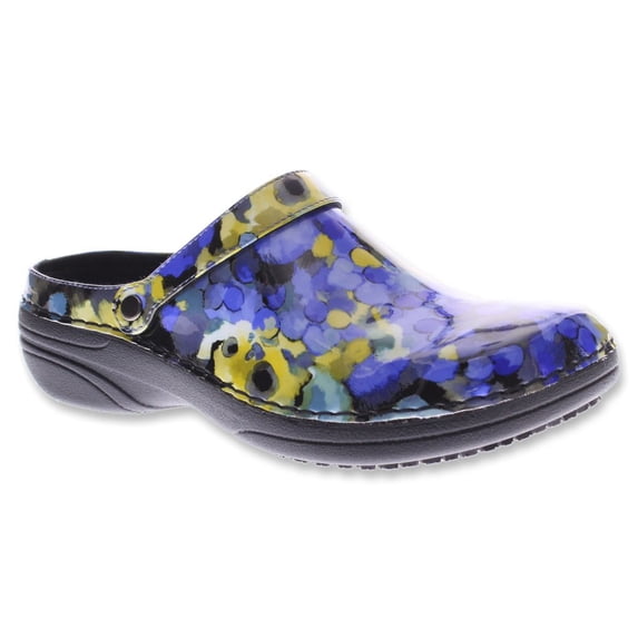Spring Step Pro Kilkenny Clogs Blue Multi