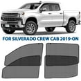 thumbnail image 1 of CLIM ART Magnetic Car Window Shades for Chevy Silverado 1500 2019-2026 Crew Cab Custom-Fit Sun Blocker Curtains, Side Window Covers, Essential Car Accessories for Camping, Privacy Protection - MS0248, 1 of 7
