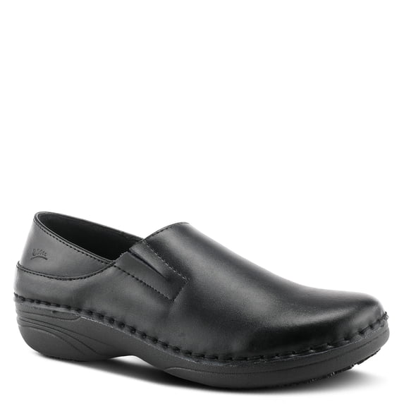 Spring Step Women's Professional Manila Leather Slip-On Nursing Shoes