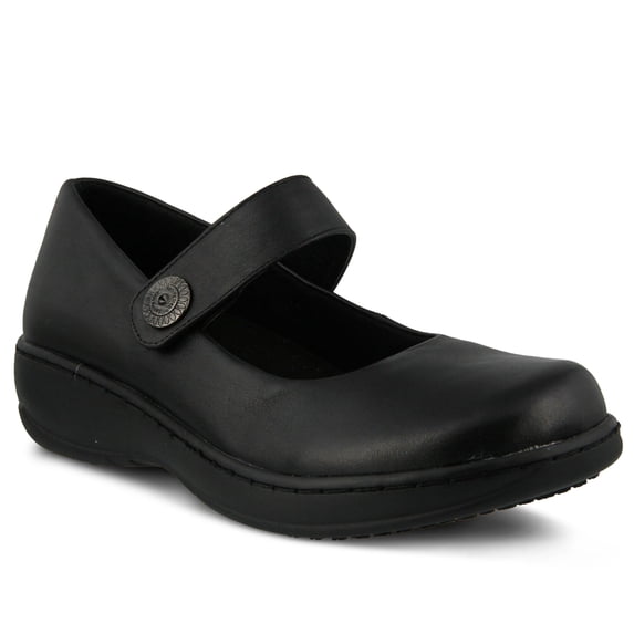 Spring Step Women's Wisteria Leather Mary Jane Shoes with Round Toe Design