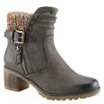 thumbnail image 1 of Spring Step Relife Style Rene Knee High Ankle Boots for Women | Shoes for Women with Zipper Closure, Sweater Knit Cuff and Faux Fur Insole, 1 of 9