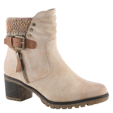 Women Spring Step Spring Step Women's Clifton Bootie – Relife Shock Absorbing Sole with ...