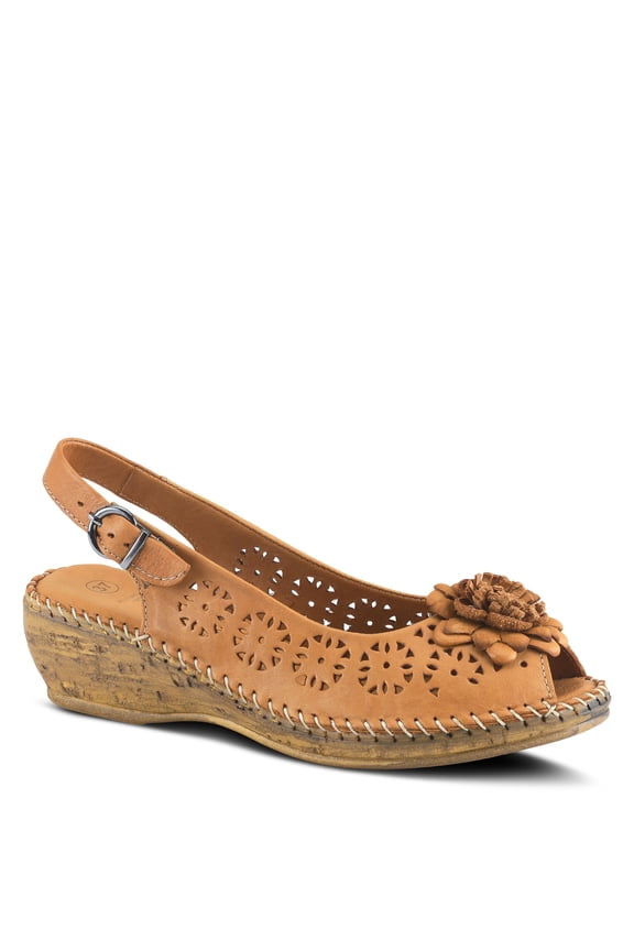 Belford Women's Wedge Sandal with European-inspired Comfort, Made in Turkey