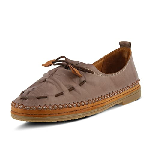 Spring Step Women's Berna Leather Loafer – Artistic Slip-On Comfort Shoe with Padded Insole, Elastic Vamp, and Durable Rubber Outsole