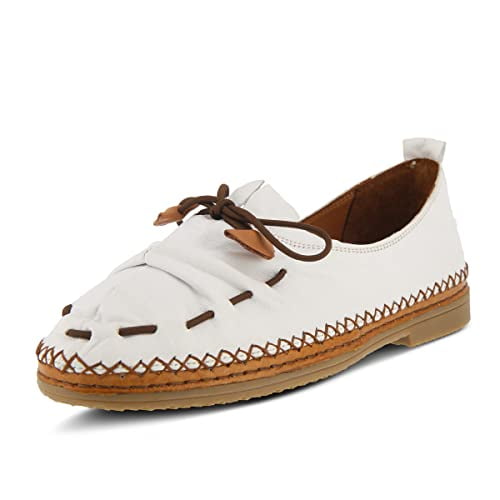 Spring Step Women's Berna Leather Loafer – Artistic Slip-On Comfort Shoe with Padded Insole, Elastic Vamp, and Durable Rubber Outsole