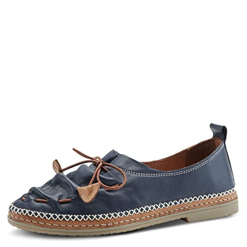 Spring Step Women's Berna Leather Loafer – Artistic Slip-On Comfort Shoe with Padded Insole, Elastic Vamp, and Durable Rubber Outsole