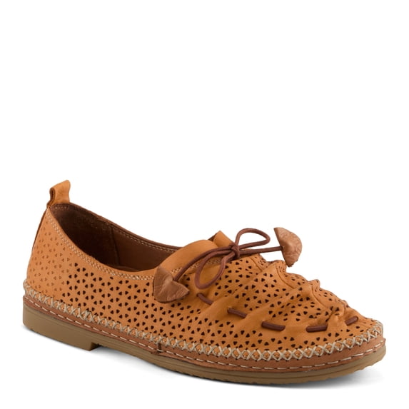 Spring Step Women’s Berna-Perf Leather Perforated Slip-On Shoe