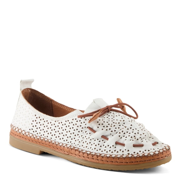 Spring Step Women’s Berna-Perf Leather Perforated Slip-On Shoe