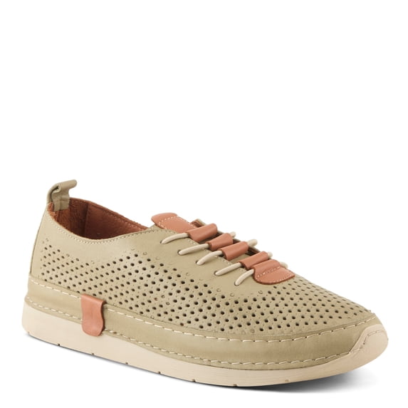 Spring Step Women's Breen Slip-On Sneakers - Premium Leather, Perforated Design, Arch Support