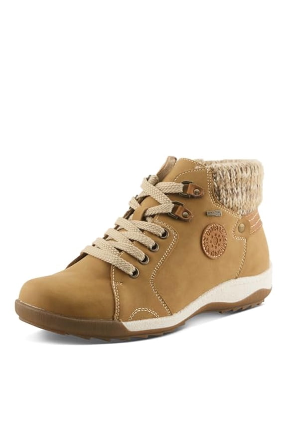 Women's Clifton Bootie – Relife Shock Absorbing Sole with Water Resistant Synthetic Upper – Vegan Friendly, Lace Up and Zipper Closure Boot