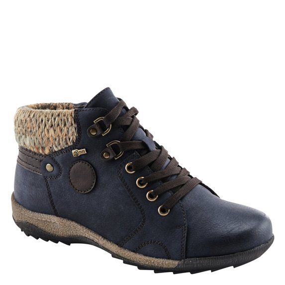 Spring Step Women's Clifton Bootie – Relife Shock Absorbing Sole with Water Resistant Synthetic Upper – Vegan Friendly, Lace Up and Zipper Closure Boot