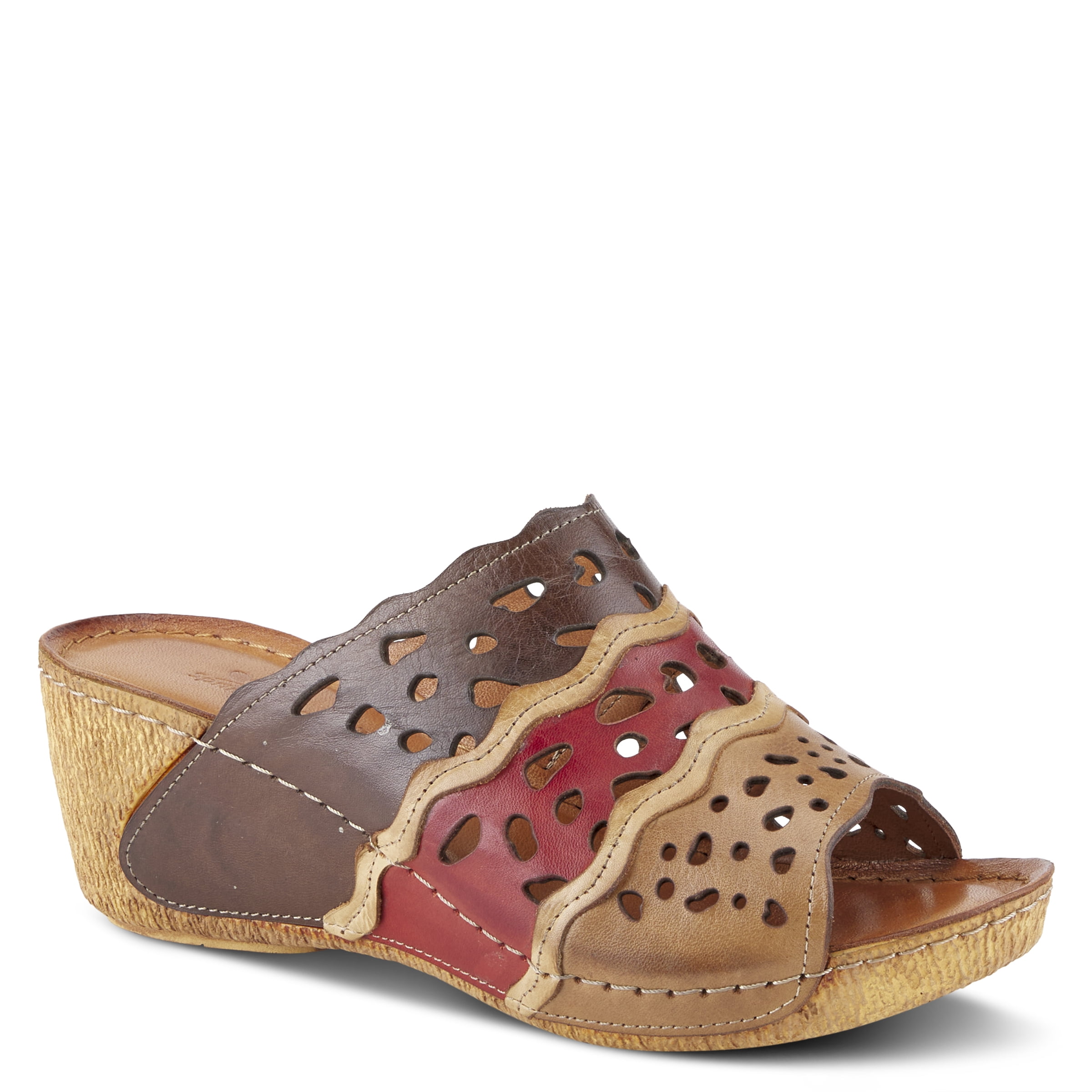 (取寄) スプリング ステップ レディース フッティ Spring Step women Spring Step Footy Brown Multi Spring Step Women's FOOTY Sandals - Walmart.com