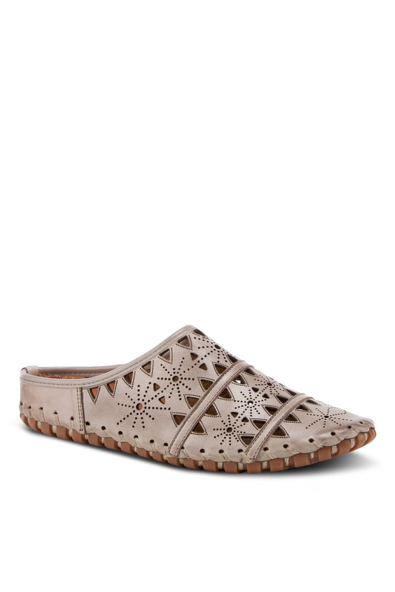 Fusalide Slip-On Shoes for Womens - Comfortable Slip-On Shoes with Rubber Outsole - Casual Leather Clogs for Women