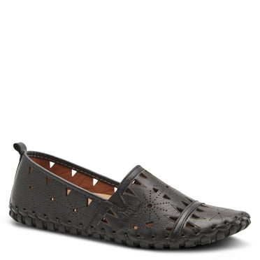 Spring Step Fusaro Leather Loafer Shoes for Women | Comfortable Slip-On Shoes with Rubber Outsole