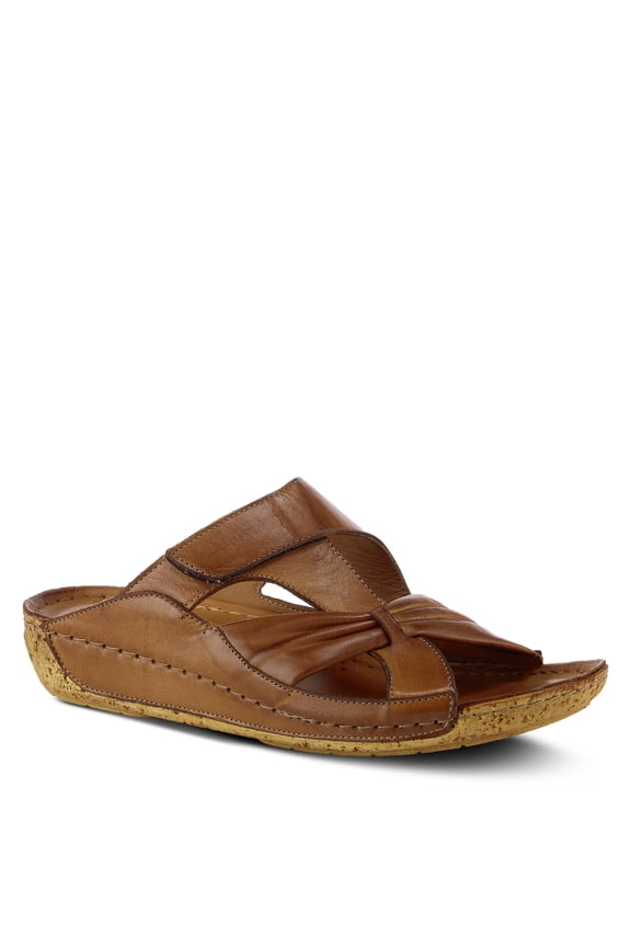 Women's Style Gretta Leather Slide Sandal
