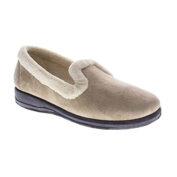 Spring Step Women's Isla Slip On Slipper, Beige,8 M US